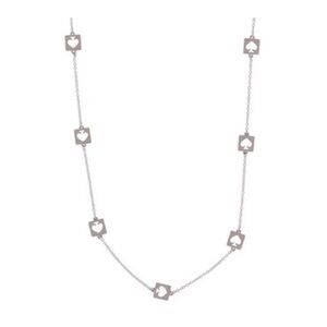 KATE SPADE • Silver Hole Punch Necklace